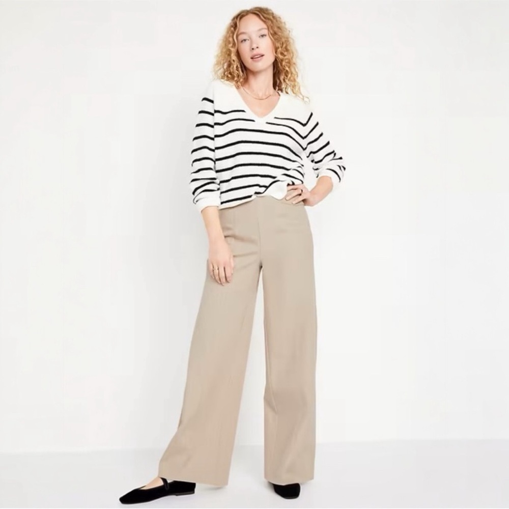 Old Navy Tan Wide Leg Pants